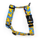 Szelki dla psów - Szelki dla Psa Guard Ducky Duck dla średnich i większych psów, taśma 2,5 cm, okucia czarne-M/L - miniaturka - grafika 1