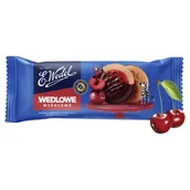Ciastka - Wedel Wiśniowe Biszkopty z galaretką owocową oblane czekoladą 147g - miniaturka - grafika 1