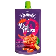 Soki i napoje niegazowane - Tymbark Deli&Fruits Mus wieloowocowy ciastko wiśnia 170 g - miniaturka - grafika 1