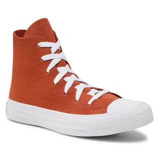 Trampki damskie - Converse Trampki Ctas Hi 170871C Red Bark/String/White - grafika 1