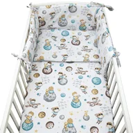 Pościel dla dzieci - POŚCIEL 135x100 OCHRANIACZ 3el DO ŁÓŻECZKA DLA DZIECI Kerstin - miniaturka - grafika 1