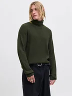 Swetry męskie - Jack & Jones Golf w kolorze khaki - miniaturka - grafika 1