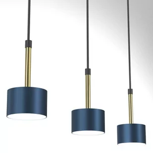 Milagro Lampa wisząca ARENA BLUE/GOLD 3xGX53 MLP7774 - Lampy sufitowe - miniaturka - grafika 3