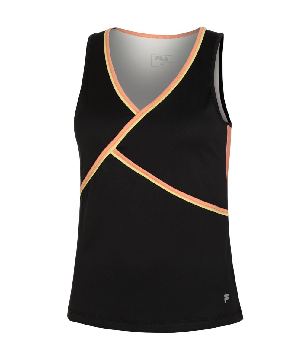 Top tenisowy Fila Australian Open Khai czarny XS