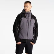 Kurtki narciarskie - Kurtka turystyczna przeciwdeszczowa męska Mountain Series - miniaturka - grafika 1