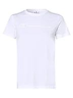 Koszulki i topy damskie - Champion - T-shirt damski, biały - miniaturka - grafika 1
