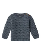 Bluzy i sweterki niemowlęce - Noppies Sweter "Tulare" w kolorze antracytowym - miniaturka - grafika 1
