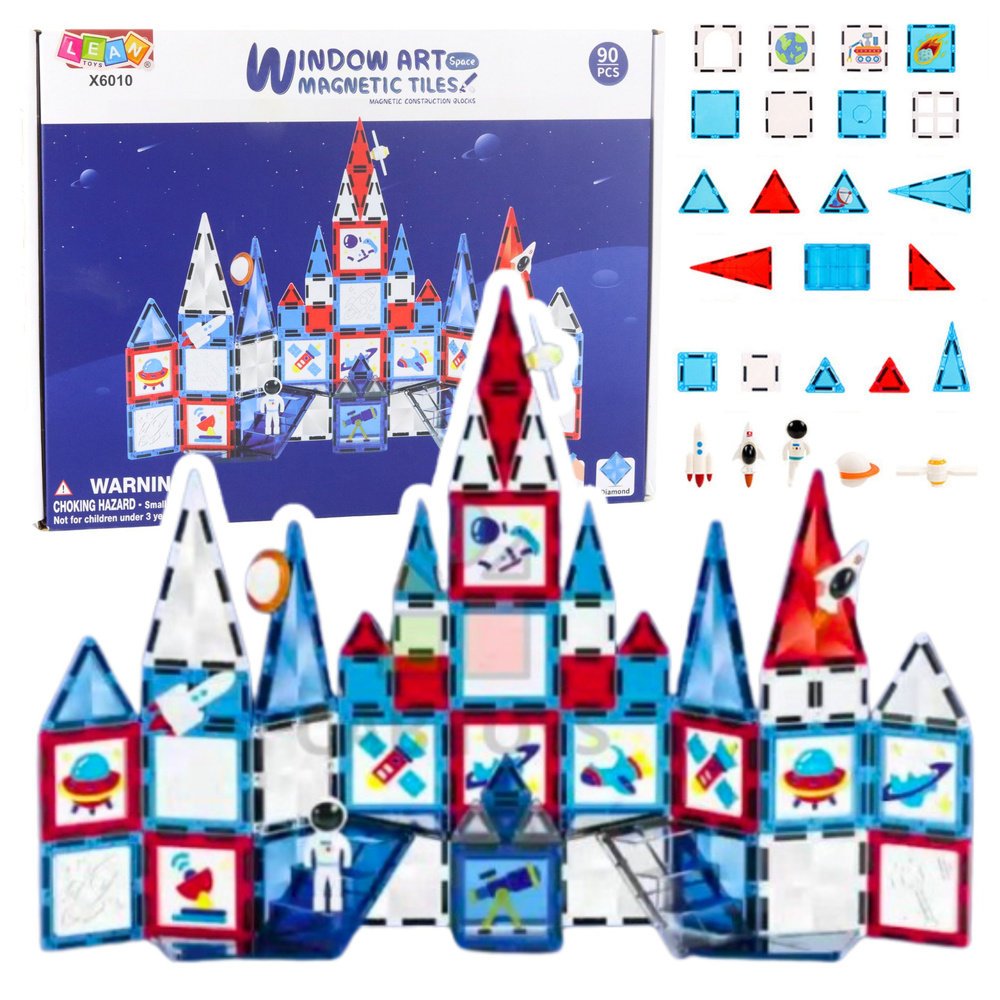 ZESTAW KLOCKI KONSTRUKCYJNE MAGNETYCZNE DLA DZIECI