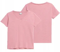 Koszulki i topy damskie - T-SHIRT 4F KOSZULKA DAMSKA SPORTOWA BAWEŁNIANA - miniaturka - grafika 1