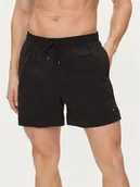 Kąpielówki męskie - Tommy Hilfiger Szorty kąpielowe UM0UM03280 Czarny Regular Fit - miniaturka - grafika 1