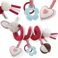 Zawieszki dla dzieci i niemowląt - SPIRALA DO WÓZKA ZAWIESZKA DO ŁÓŻECZKA GRZECHOTKA MYSZ - miniaturka - grafika 1