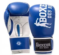 Rękawice do ćwiczeń - BOXEUR BOXEUR Rękawice bokserskie BOXEUR BXT-5124 rozmiar 12 oz) Niebieski - miniaturka - grafika 1