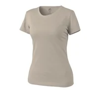 Koszulki i topy damskie - Koszulka T-Shirt DAMSKI - Bawełna - Beżowy S - miniaturka - grafika 1