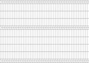 Ogrodzenia - Panel ogrodzeniowy 3D ocynk, 172x250 cm, oczko 50x200 mm, drut 4 mm - miniaturka - grafika 1