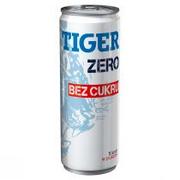 Soki i napoje niegazowane - Tymbark Napój energetyzujący Tiger Zero 250 ml - miniaturka - grafika 1