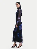 Sukienki - Desigual Sukienka codzienna Nueva Orleans 24WWVK54 Niebieski Slim Fit - miniaturka - grafika 1