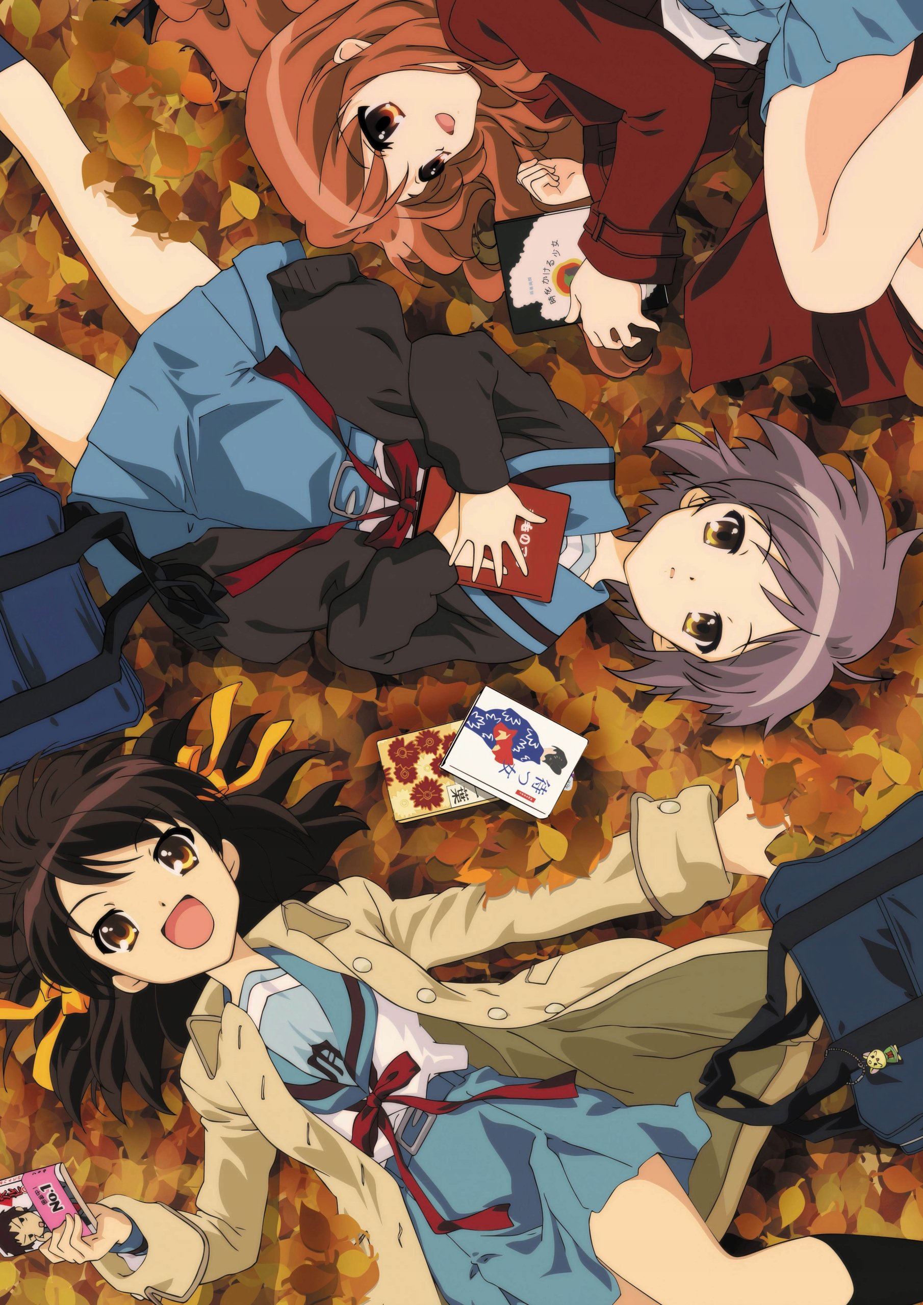 Plakat A3 Suzumiya Haruhi Anime Manga Yuki Nagato Mikuru Asahina