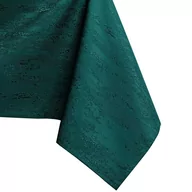 Obrusy i serwetki - Obrus Vesta Butelkowa zieleń Tłoczony Nowoczesny 140 koło AmeliaHome - TCLOTH/AH/VESTA/HMD/BOTTLEGREEN/R140X140 - miniaturka - grafika 1