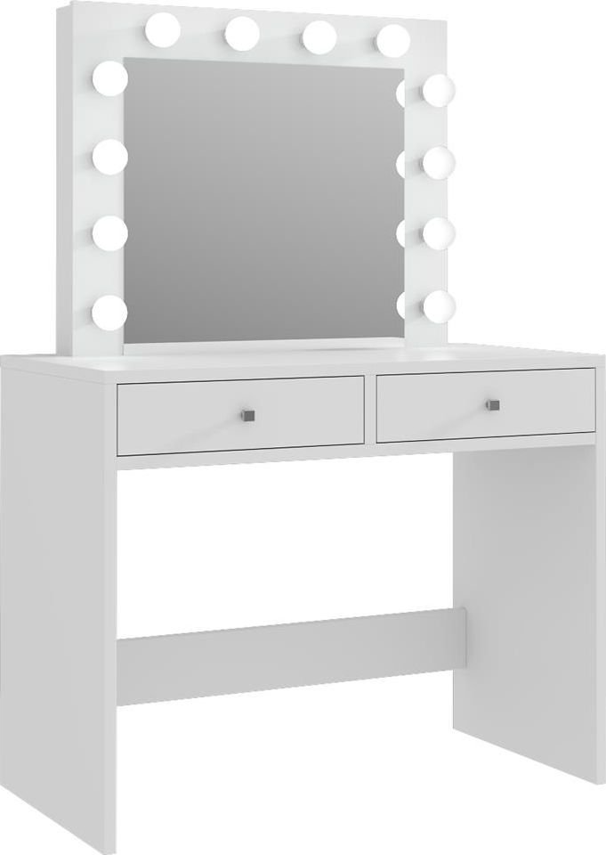 Meblowa 1 Toaletka PATRICIA 4 biały mat z szufladami do sypialni MEBLOWA 1