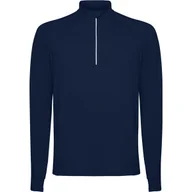 Bluzy męskie - Bluza Męska Dresowa Sportowa Techniczna Roly Estambul SU1031 NAVY BLUE L - miniaturka - grafika 1