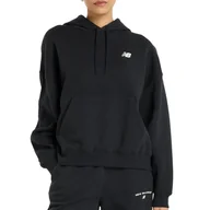 Bluzy sportowe damskie - Bluza New Balance WT51518BK - czarna - miniaturka - grafika 1