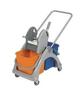 Inne artykuły do sprzątania - Splast WÓZEK 2 KOMOROWY ABS TS-0002 - miniaturka - grafika 1