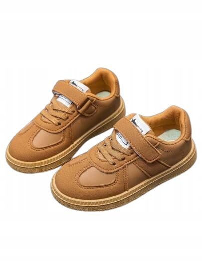 SHEIN BRĄZOWE SPORTOWE BUTY DZIECIĘCE Z ZAPIĘCIEM NA RZEP 31 11JC