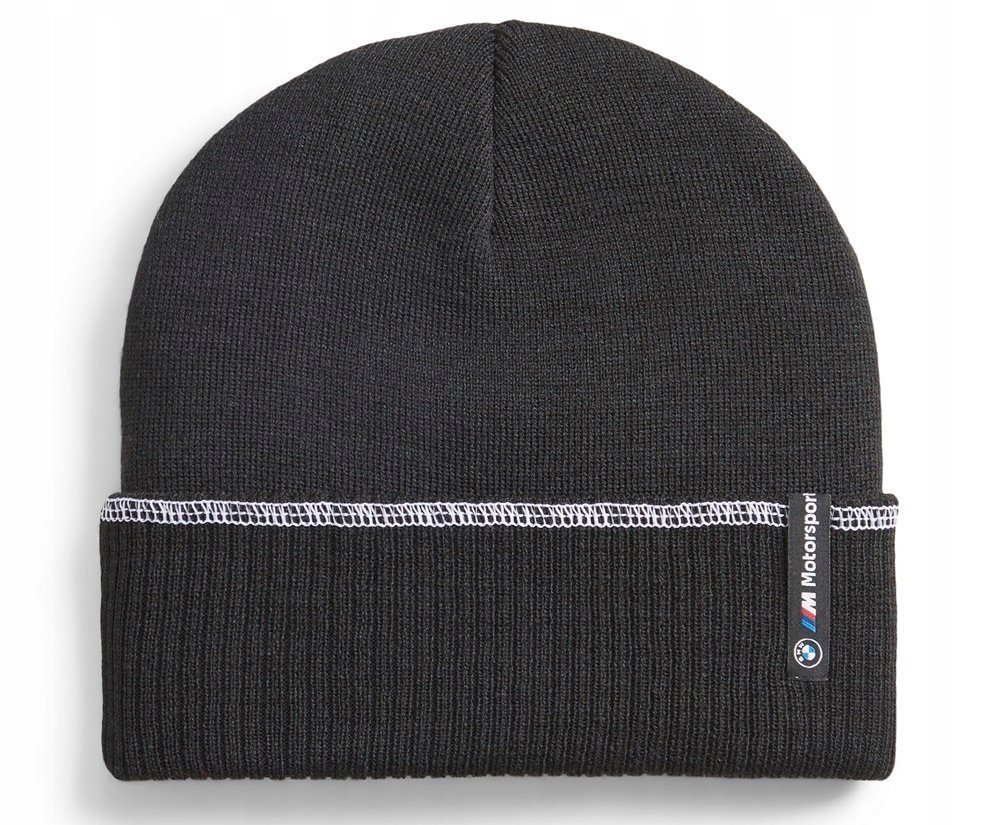 Czapka zimowa puma bmw classic cuff beanie męska czarna