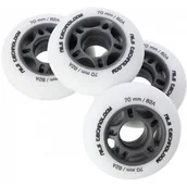 Akcesoria do skatingu - Nils EXTREME PU 70x24 82A BIAŁE MATOWE KÓŁKA (4 szt.) EXTREME - miniaturka - grafika 1