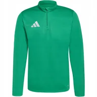 Bluzy męskie - Bluza dresowa męska Adidas Entrada 26 Training Top sportowa zielona r.S - miniaturka - grafika 1