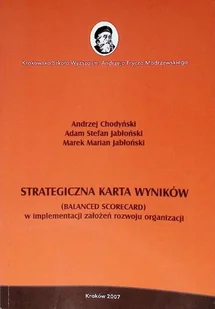 Strategiczna karta wyników. Balanced Scorecard - Ekonomia - miniaturka - grafika 1