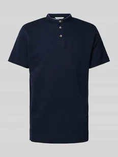 Koszulka polo o kroju regular fit z fakturowanym wzorem - Koszulki męskie - miniaturka - grafika 1