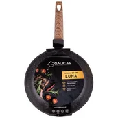 Patelnie - Patelnia nieprzywieralna Luna 28 cm czarny - miniaturka - grafika 1