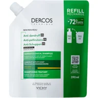 Szampony do włosów - Vichy Dercos DS Szampon przeciwłupieżowy do włosów suchych, Refill - miniaturka - grafika 1