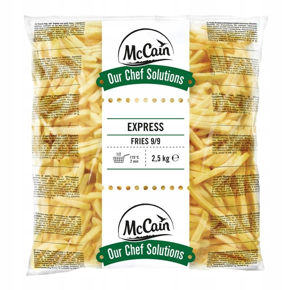 McCain Frytki Express 9/9 2,5kg