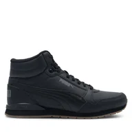 Sneakersy męskie - Sneakersy Puma St Runner V3 Mid L 38763806 Czarny - miniaturka - grafika 1