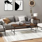 Ławy i stoliki kawowe - Stolik kawowy, brązowy dąb, 80x50x35cm, materiał drewnopochodny  Lumarko - miniaturka - grafika 1
