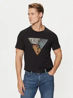 Koszulki męskie - Guess T-Shirt M5RI14 J1314 Czarny Slim Fit - miniaturka - grafika 1