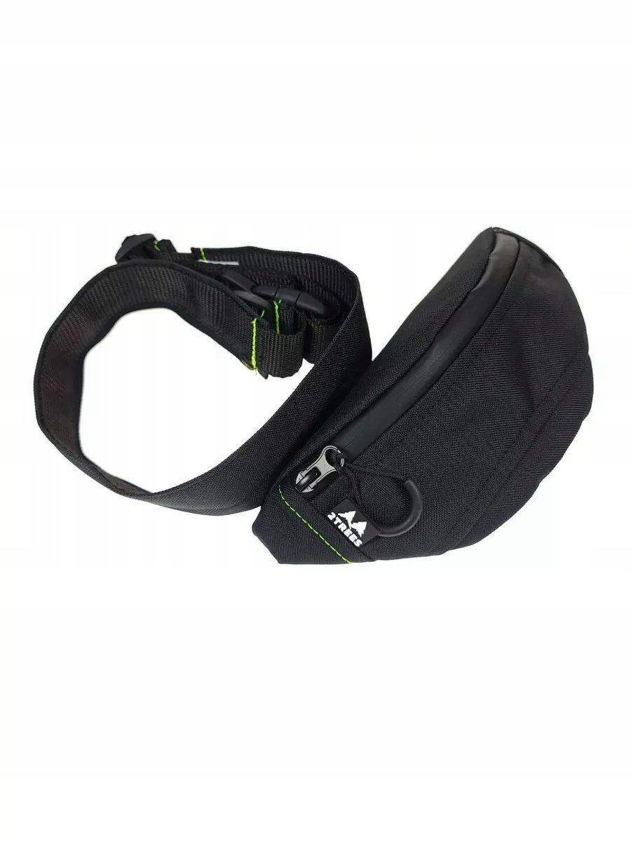 Mała nerka z pasem 2TREES - Czarna