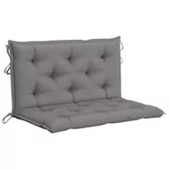 Poduszki ogrodowe - vidaXL Poduszka na huśtawkę szara 100 cm tkanina 314993 - miniaturka - grafika 1
