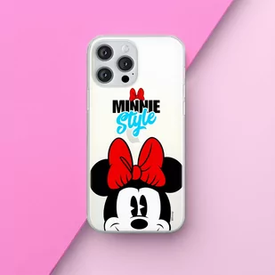 Etui Minnie 027 Disney Nadruk częściowy Przeźroczysty Producent: Xiaomi, Model: REDMI 10C - Etui i futerały do telefonów - miniaturka - grafika 1