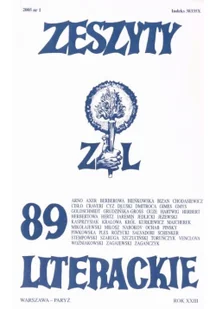 Fundacja Zeszyty Literackie Zeszyty literackie 89 1/2005 - praca zbiorowa - Czasopisma - miniaturka - grafika 3