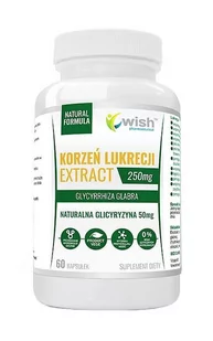 ALTO PHARMA KINGA KACZMARCZYK Wish Korzeń Lukrecji Extract 250 mg 60 kapsułek - Układ pokarmowy - miniaturka - grafika 1