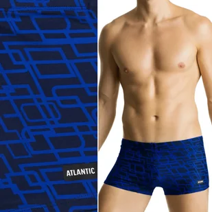 KĄPIELÓWKI MĘSKIE Atlantic Bokserki Kąpielowe Dopasowane Szybkoschnące - XL - Kąpielówki męskie - miniaturka - grafika 1