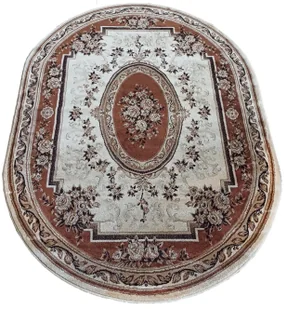 Klasyczny brązowy dywan owalny Z1-E95 - Dywany Klasyczny brązowy dywan owalny Z1-E95 - Dywany - miniaturka - grafika 1