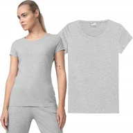 Koszulki i topy damskie - Koszulka Damska 4F T-shirt Damski Bawełniany Casual Limitowany - miniaturka - grafika 1