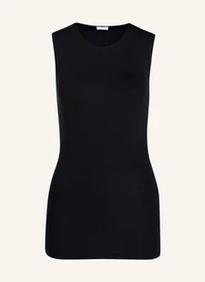 Hanro Top Soft Touch schwarz - Koszulki i topy damskie - miniaturka - grafika 1