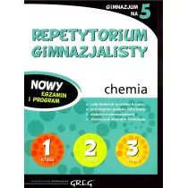 Greg Chemia. Repetytorium gimnazjalisty. Klasa 1-3. Materiały pomocnicze - gimnazjum - Joanna Pabian - Materiały pomocnicze dla uczniów - miniaturka - grafika 1