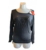 Bluzy damskie - Guess Jeans Bluza Damska Bez Kaptura, Rozmiar Xs Oryginał - GUESS - miniaturka - grafika 1