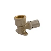 Akcesoria hydrauliczne - Idmar Kolanko z uchwytem PEX 20x1/2"GW system zaprasowany - miniaturka - grafika 1